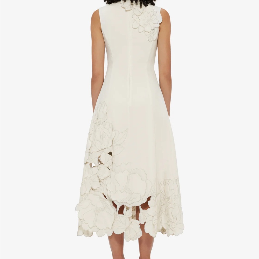 LEO LIN Cleo Appliqué Sleeveless Midi Dress - Picture 5 of 9